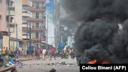 GUINEA-POLITICS-UNREST - protest in Conakry - demonstration - demo