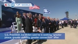 VOA60 World- U.S. President Joe Biden said he is seeking “greater peace, greater stability, greater connection" for first Mideast trip