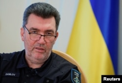 FILE — Ukraine’s National Security Council chief Oleksiy Danilov speaks with Reuters in Kyiv, Ukraine, July 8, 2022. Danilov recently told RFE/RL that Moscow was preparing for a new offensive on February 24, the anniversary of the Russian invasion of Ukraine.