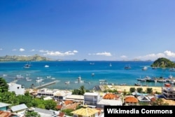 Labuan Bajo, sebuah pariwisata di Flores Barat, Nusa Tenggara. (Foto: Courtesy/Wikimedia)