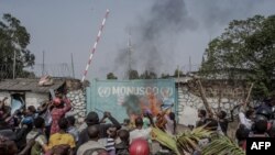 Bamwe mu banyagihugu bakoze imyiyerekano yiyamiriza MONUSCO i Goma 