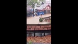 缅甸曼德勒省彬乌伦市大水淹城