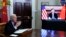 Tổng thống Mỹ Joe Biden họp trực tuyến với Chủ tịch Trung Quốc Tập Cận Bình hồi tháng 11 năm 2021