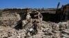 FILE - A 5.1 magnitude earthquake struck the same region of eastern Afghanistan – pictured here – on Monday as one did in late June. The June quake killed hundreds of people and destroyed dozens of structures, such as those in this photo taken June 24, 2022.
