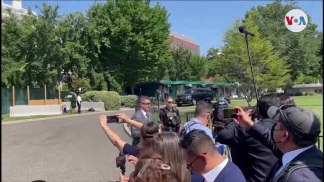 AMLO llega a la Casa Blanca para encuentro con el presidente Biden