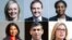 This undated handout combo photo provided by UK Parliament shows the six candidates in the Conservative Party leadership race, top from left, Liz Truss, Tom Tugendhat, Kemi Badenoch, Suella Braverman, Rishi Sunak and Penny Mordaunt.