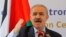El primer ministro palestino, Mohammad Shtayyeh, pronuncia un discurso durante la ceremonia de apertura de una planta de tratamiento de aguas residuales, en Tayasir, Cisjordania ocupada por Israel, el 24 de marzo de 2021. 