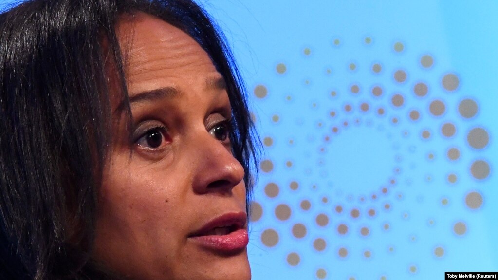 Isabel dos Santos, présidente de Sonangol, lors d'un événement Reuters Newsmaker à Londres, en Grande-Bretagne, le 18 octobre 2017.