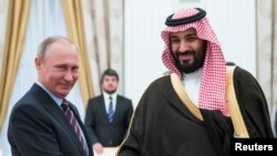 سعودی ولی عہد اور روسی صدر پوتن : فائل فوٹو