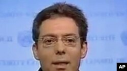 Ο Μόνιμος Αντιπρόσωπος της Κυπριακής Δημοκρατίας στα Ηνωμένα Έθνη Πρέσβης Μηνάς Χατζημιχαήλ.