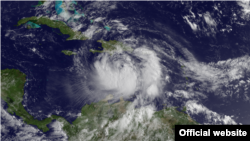 Tropical Storm Issac in the Caribbean, August 24, 2012 (NOAA)