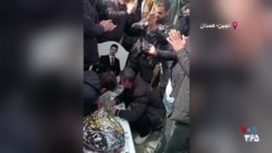 ارسالی به صدای آمریکا: مراسم یادبود جواد آقامحمدی با پخش سرود «ای ایران» در اسدآباد همدان
