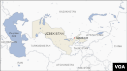 Uzbekistan and neighboring countries.