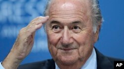 L'ancien président Joseph Blatter à Zurich, Suisse, le 26 février 2016.