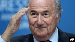 L'ancien président de la Fifa Sepp Blatter à Zurich, Suisse, le 1 juin 2011.