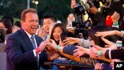 "Sumamente orgullosos de dar la bienvenida a Arnold Schwarzenegger, una de las leyendas de Hollywood", Festival de Zúrich.