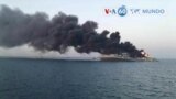 Manchetes mundo 2 Junho: Maior navio de guerra do Irão incendeia e afunda no Golfo de Omã