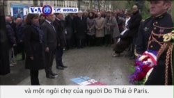 TT Pháp tưởng niệm những nạn nhân vụ Charlie Hebdo (VOA60)