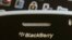 FILE - A Blackberry smartphone is displayed in this illustrative photo.