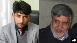 محمد شهیر رفیق آگاه امور سیاسی و محی الدین نوری سخنگوی والی هرات