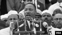 미국의 저명한 시민권 운동가 마틴 루터 킹.