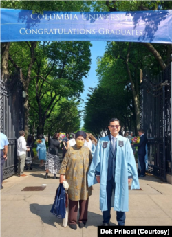 Ibrahim Nugroho, wisudawan Columbia University 2022. (Foto: Dok Pribadi)