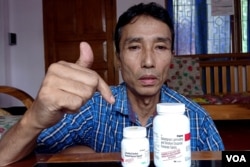 In the northeastern state of Manipur, HIV-positive Surmick Waribam says that because of the crisis of ARV drugs, the local ART center forced him to switch to a new ARV regimen. (Dayaluxmi Waribam for VOA)