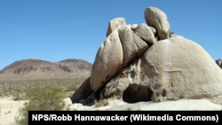 Sq---w Tank, a rock depression in California's Joshua Tree National Park is on the list of hundreds of derogatory place names to be renamed. 