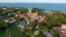 An aerial view of President Donald Trump's Mar-a-Lago estate is pictured on Aug. 10, 2022, in Palm Beach, Florida.