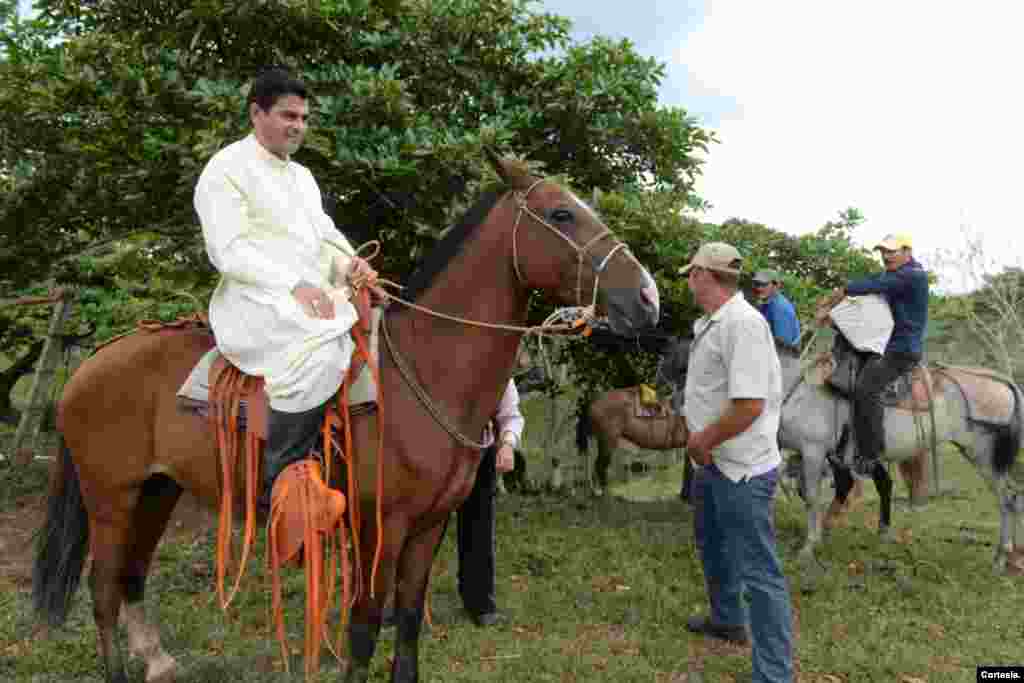 &quot;Es un monseñor de pueblo&quot;, afirman los que le conocen. Foto: Cortesía Óscar Navarrete/La Prensa