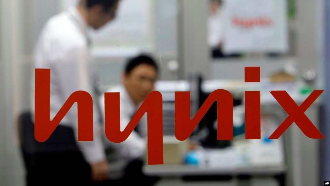 南韓擁有的海力士半導體公司 (Hynix Semiconductor)。美聯社資料照。