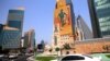 FILE: A poster of Senegal's forward Sadio Mane, whose team qualified for the FIFA 2022 World Cup, adorns a building in the Qatari capital Doha on August 16, 2022.