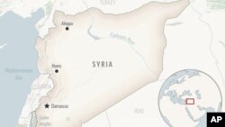 Mapa Sirije (Foto: AP)