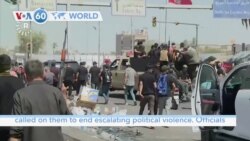 VOA60 World - Iraqi Cleric Calls on Supporters to End Protests After Deadly Violence