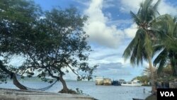 所罗门群岛的图拉吉岛。（美国之音莉雅2022年8月9日拍摄）