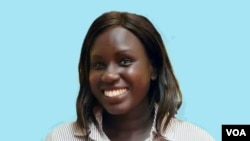 VOA freelance journalist Diing Magot, seen in this undated photo, has been released from detention after her arrest in South Sudan's capital on August 7, 2022, while covering a protest.
