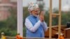 FILE - Indian Prime Minister Narendra Modi is seen at an Independence Day event in New Delhi, Aug.15, 2022. On Dec. 8, 2022, Modi's Bharatiya Janata Party retained its 27-year control of his home state of Gujarat with a commanding election victory.