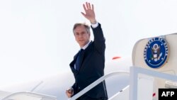 Antony Blinken est arrivé mardi matin à Kinshasa, après une visite en Afrique du Sud.