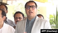 Shehbaz Gill, pembantu dekat mantan Perdana Menteri Imran Khan (foto: dok). 