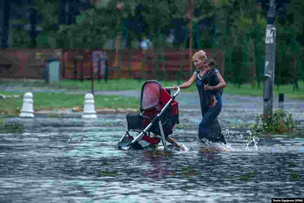 Severe storm hit Skopje