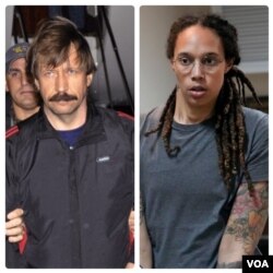 Griner and Viktor Bout Russian arms trafficker