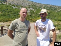 Adnan Đuliman, nevladina organizacija „Novi val“, i Oliver Arapović, predsjednik Udruge „Majski cvijet“.