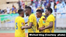 Wachezaji wa timu ya taofa ya Tanzania -Taifa Stars.