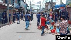  ফাইল ছবি-ভোলায় পুলিশ ও বিএনপি কর্মীদের মধ্যে সংঘর্ষ