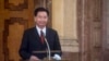 FILE - Taiwan's foreign minister, Joseph Wu, speaks in Prague, Oct. 27, 2021.