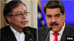 El presidente de Colombia, Gustavo Petro, (izquierda) y el presidente de Venezuela, Nicolás Maduro, nombraron embajadores para normalizar las relaciones entre ambos países.