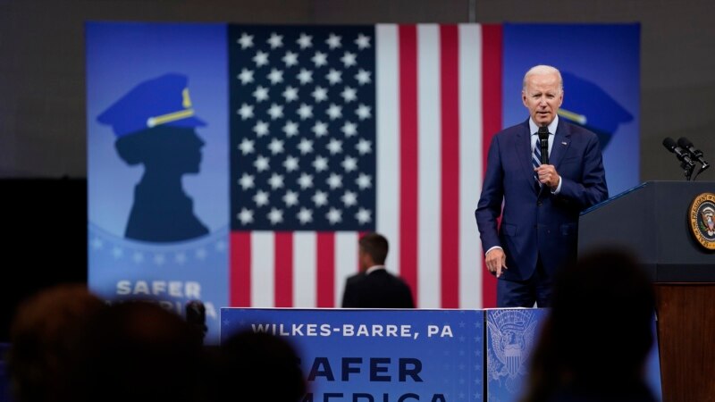 Biden Talks Tough on Guns and Crime