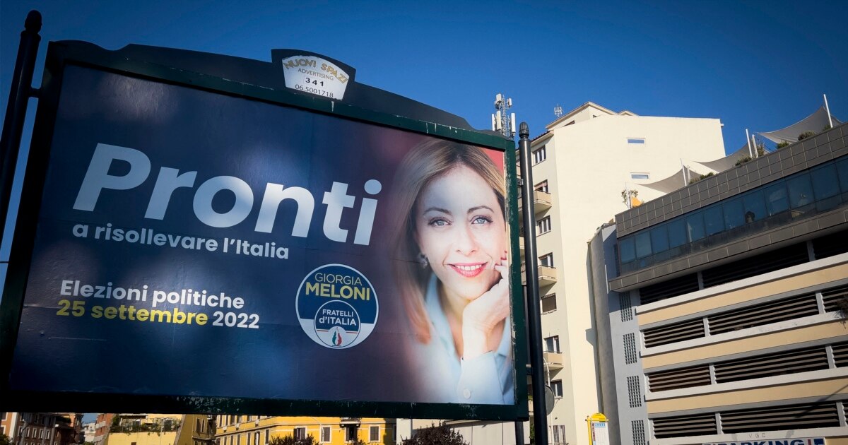 Far-Right Italian Leader Meloni Rides Popular Wave in Polls