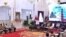 Presiden Joko Widodo membuka Rakornas Inflasi Tahun 2022, di Istana Negara, Jakarta, Kamis (18/08/2022). (Twitter/setkabgoid)