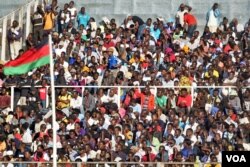 Thousands of Malawians attended the Independence Day Celebration at Kamuzu Stadium in Blantyre, July 6, 2019. (VOA/Lameck Masina)
